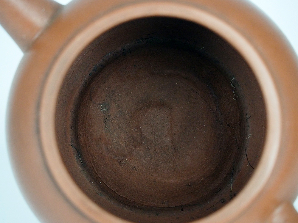 中国美術 范福奎 中国美術 墨縁斎景堂製 朱泥単孔急須