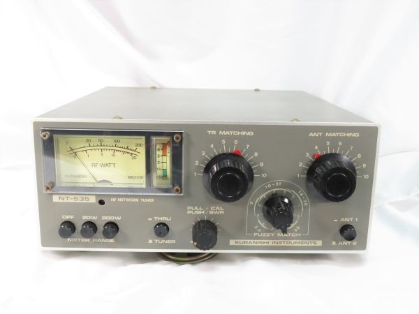 クラニシ NT-535 HF/50MHz 200W アンテナチューナーSWR計 クラニシ NT