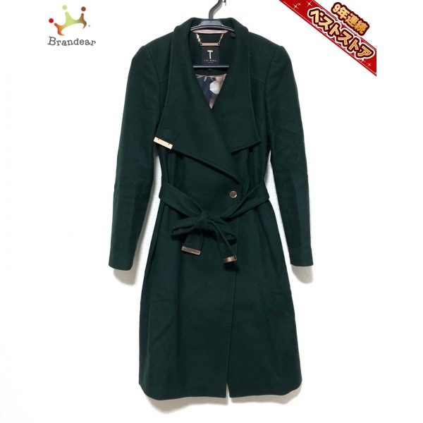 TED BAKER ウール ロングラップコート/テッドベイカー