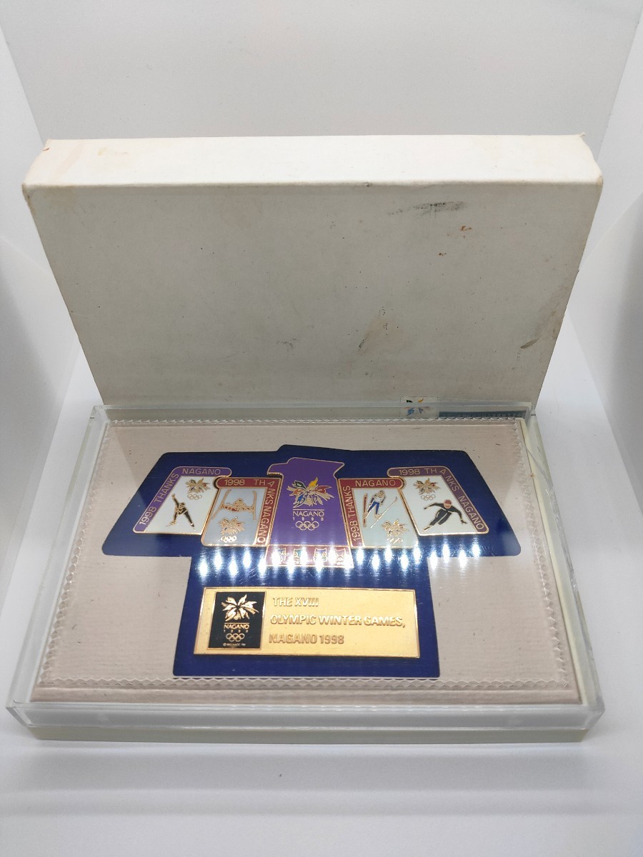1998長野オリンピック ピンバッジ/希少 招致25mm金 1998長野