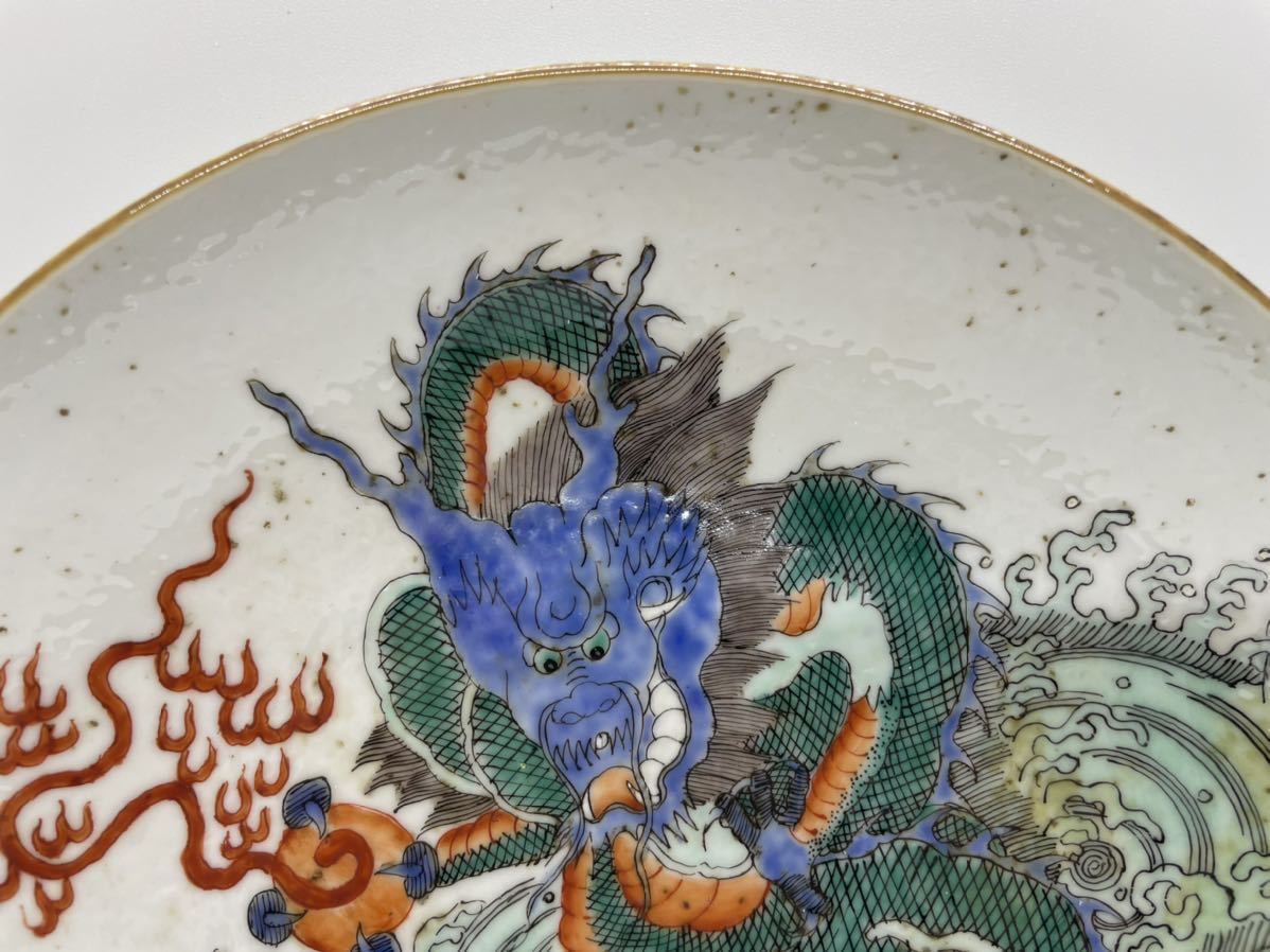 中国美術 古玩 時代物 古銅花瓶 獅子 TW689(色絵 時代物 清朝期 粉彩