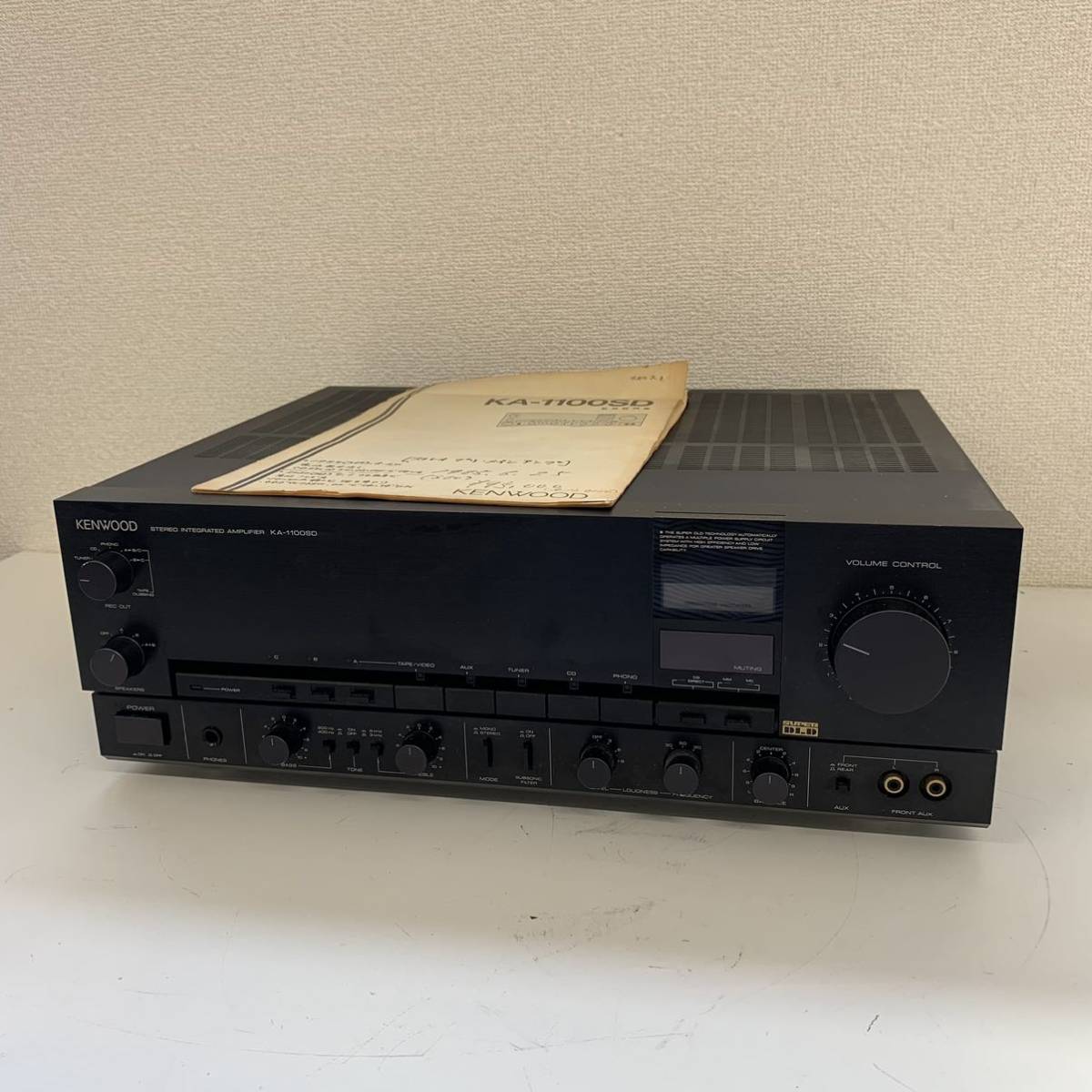 M7410 KENWOOD KA-1100SD プリメインアンプ KENWOOD KA-1100SD