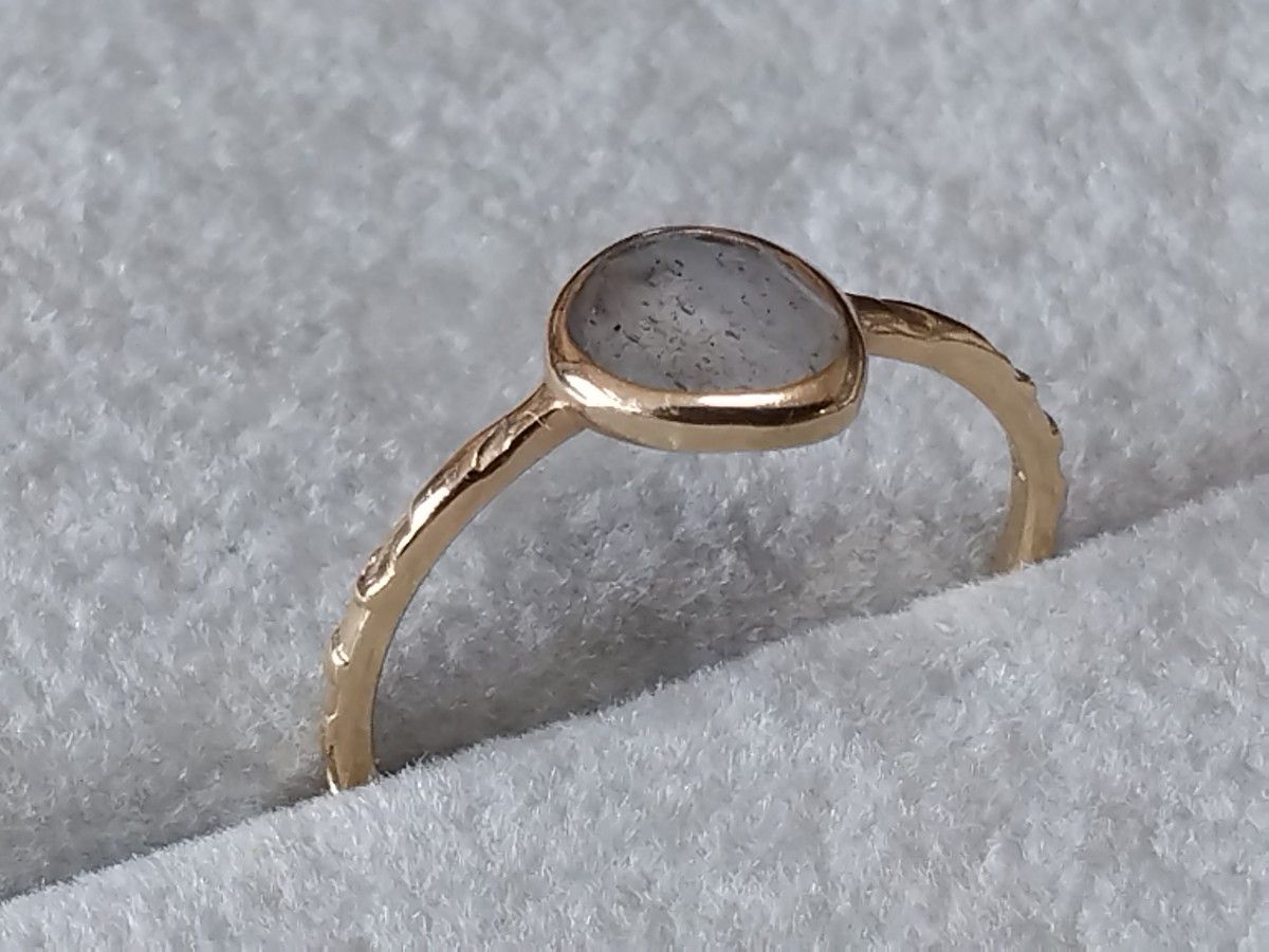 アガット ラブラドライト 10K 11号