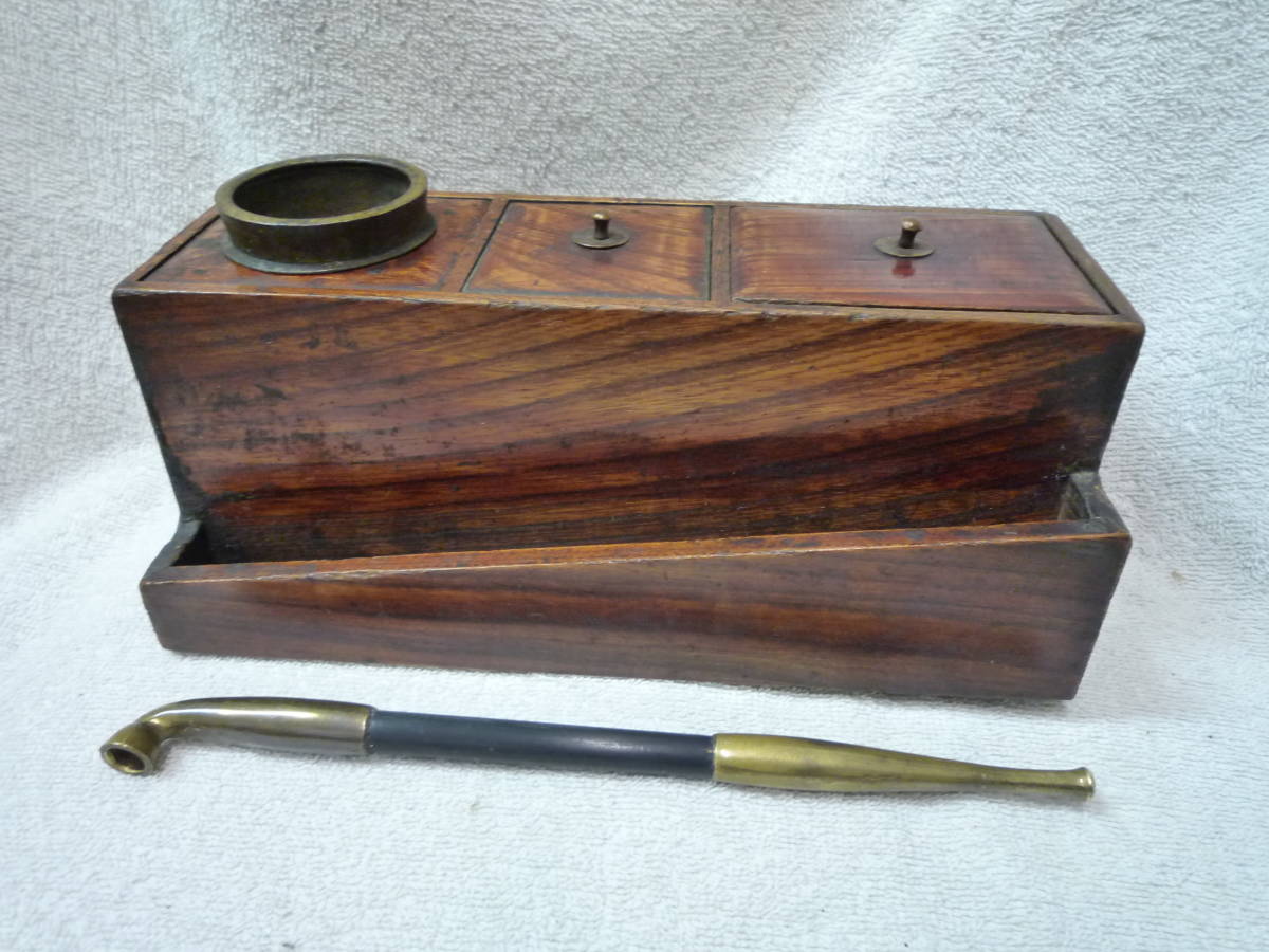 Yahoo!オークション - 時代物 煙管 キセル 収納箱 灰入れ 煙草入れ 喫