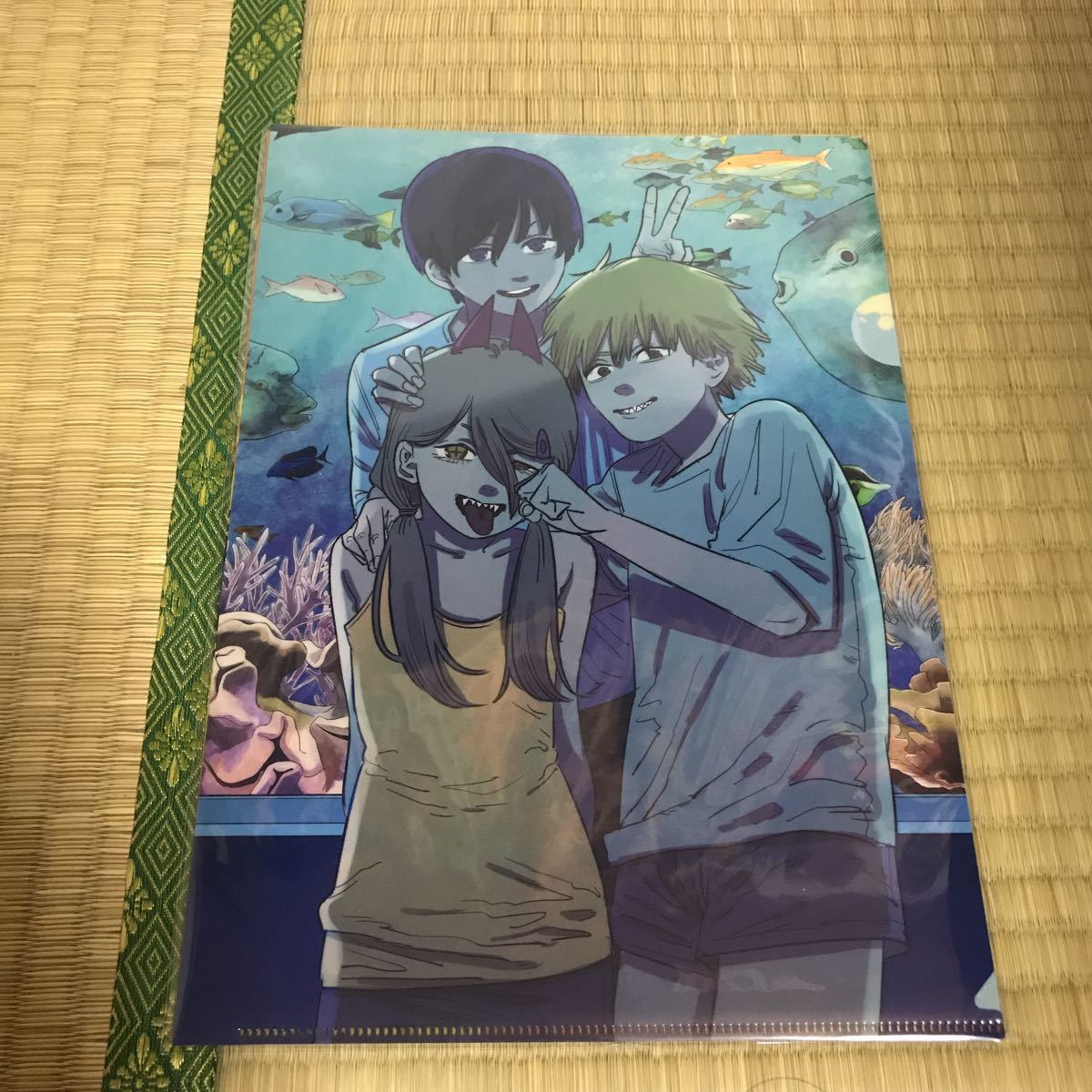 送料無料チェンソーマンマンガ展限定クリアファイルセット［B］ デンジ