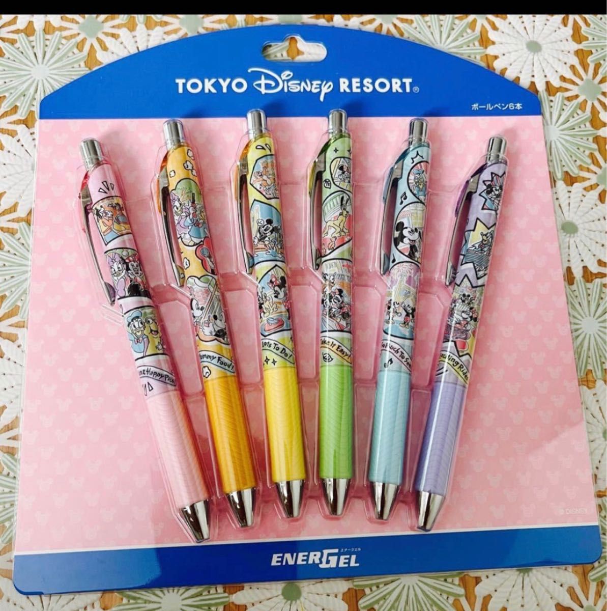 ディズニーリゾート限定 ボールペン〈エナージェル〉6本セット｜Yahoo