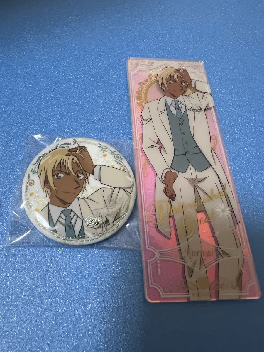 名探偵コナンハロウィンの花嫁中国上海台湾オーロラホロ缶バッジ安室