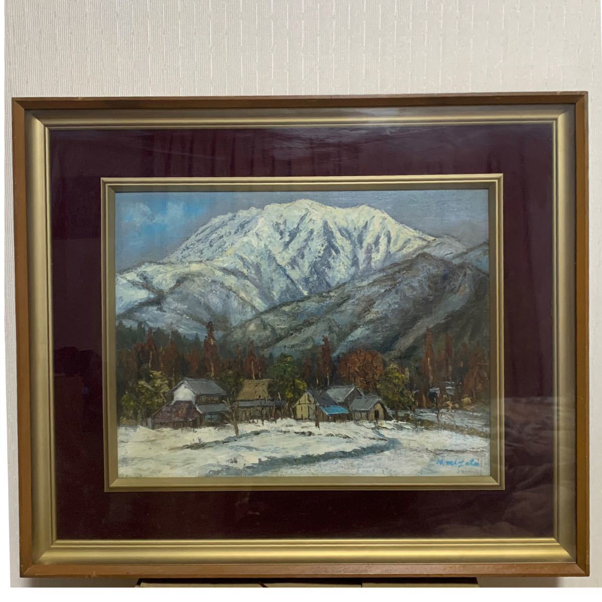 油彩画【風景画】作者不明 Yahoo!オークション - 風景画 油絵 油彩