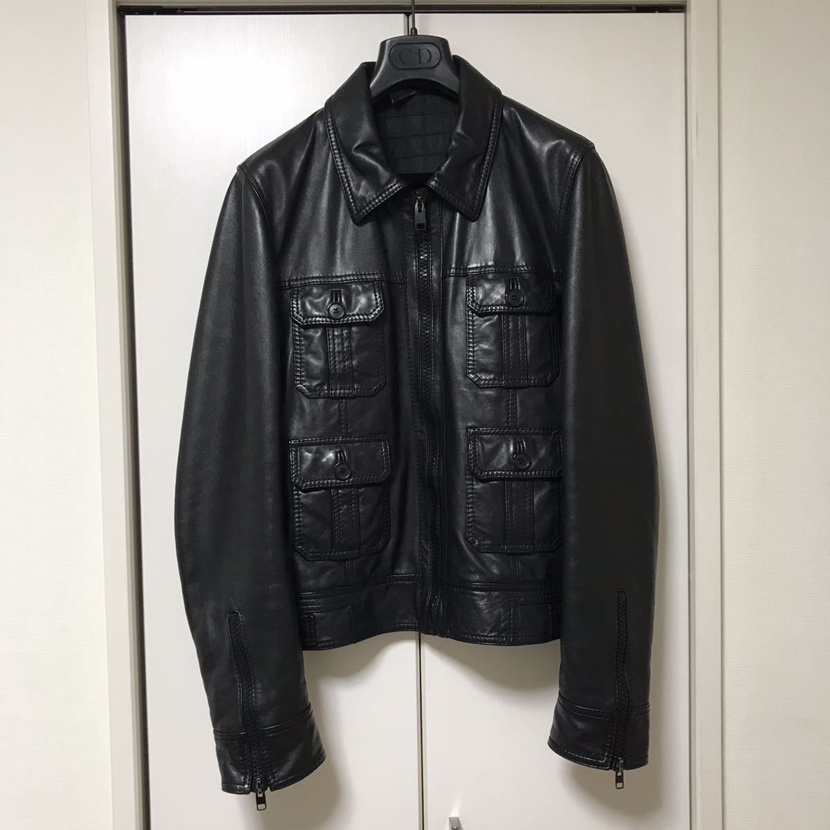 エディスリマン アーカイブ 07AW ディオールオム 4ポケットレザー