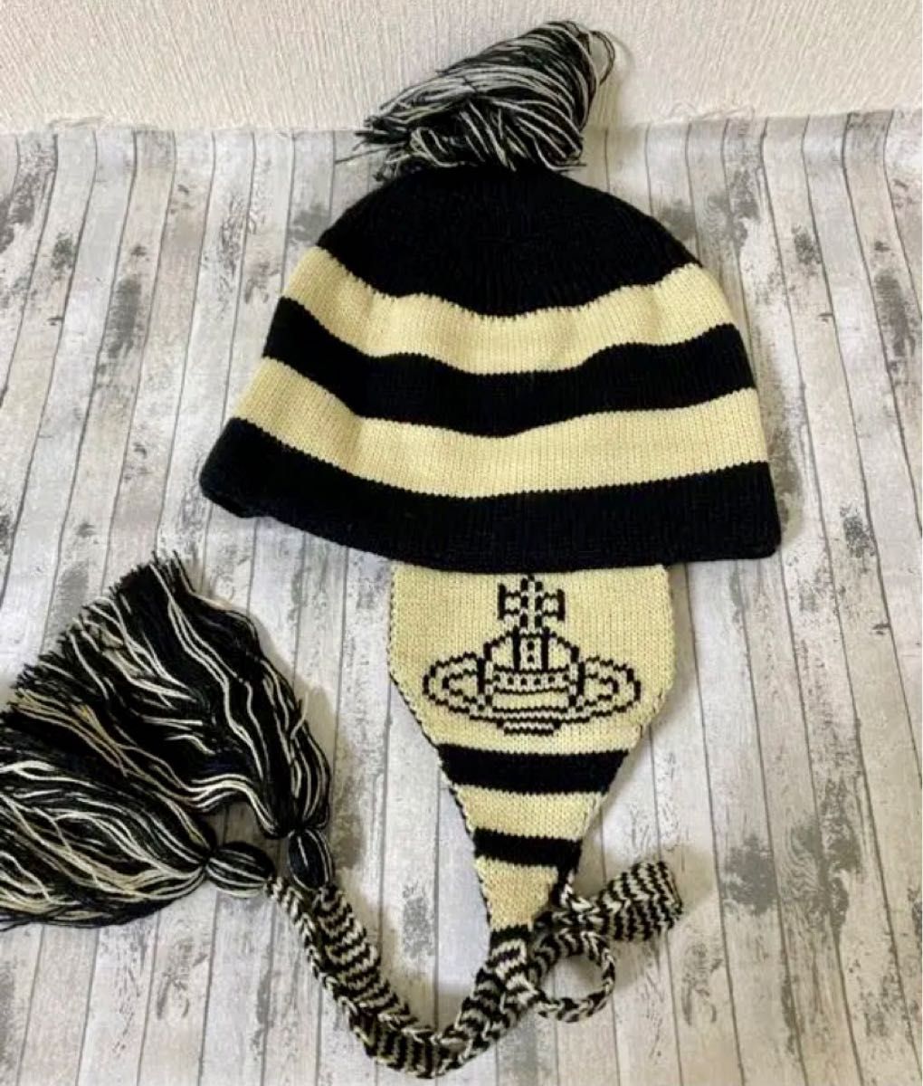 Vivienne Westwoodヴィヴィアンウエストウッド ニット帽 耳当て｜Yahoo