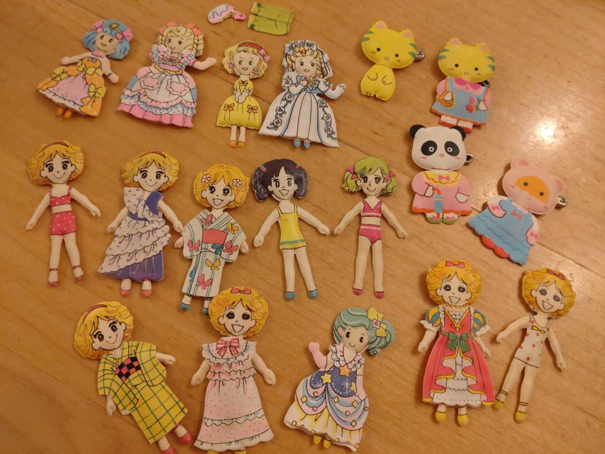 値下げ】レトロ☆グリコのおまけ☆着せ替えパピーちゃん♡大量 グリコ