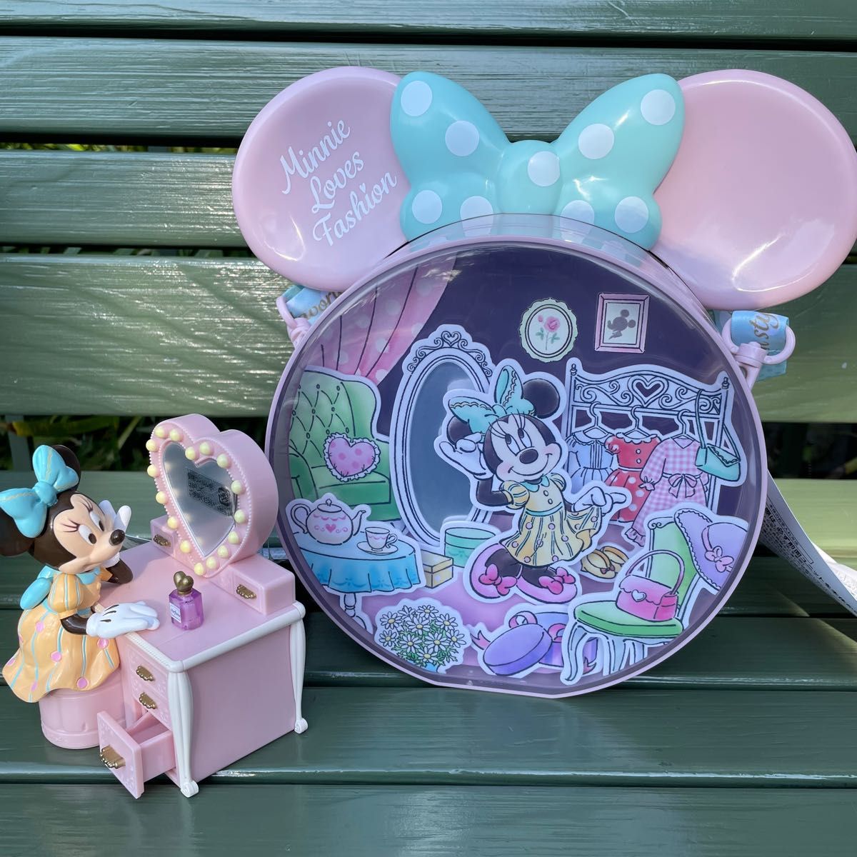 2点セット 新品 未使用 ミニー ポップコーンバケット ＋スーベニア