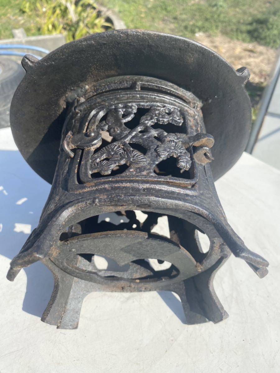 吊り灯籠 時代 詫び寂 鉄灯籠 高28cm 庭道具(LC623) 吊り灯籠 時代