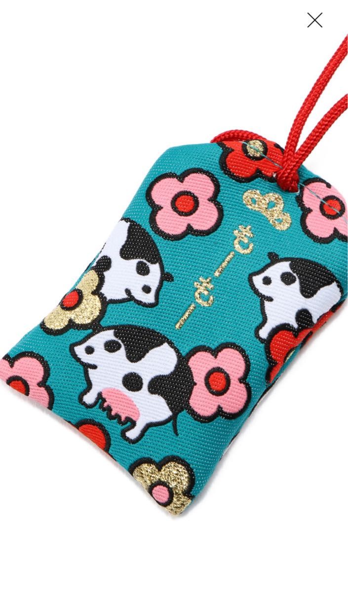 CUNE お守り うし繁盛 キューン ウサギ キーホルダー ステッカー