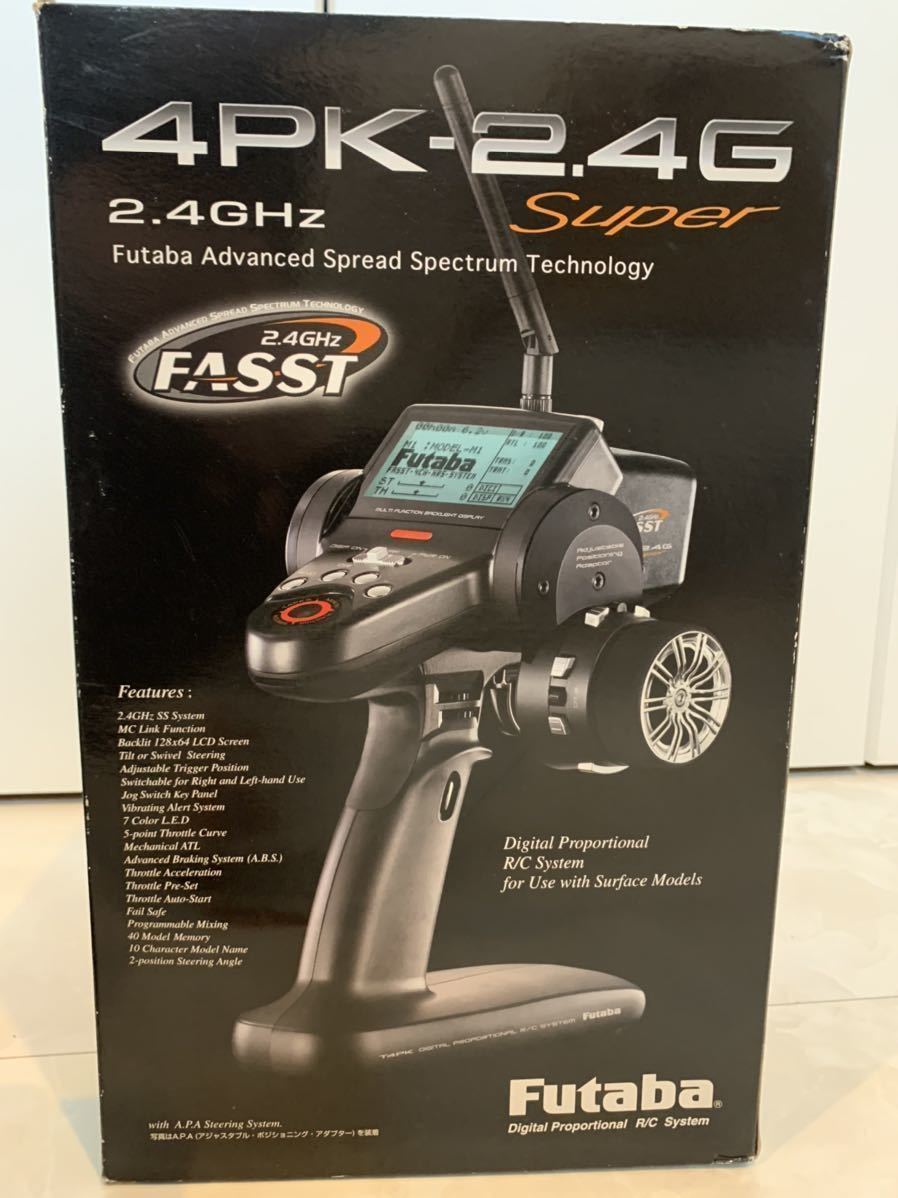 フタバ〉4PK 2.4G Super ラジコンプロポ 付属品欠品 箱ダメージ 中古品