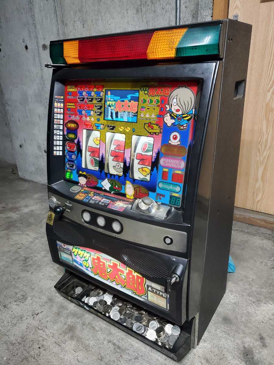 送料無料】名機！激レア！ゲゲゲの鬼太郎SP サミー 4号機 不要機付 名