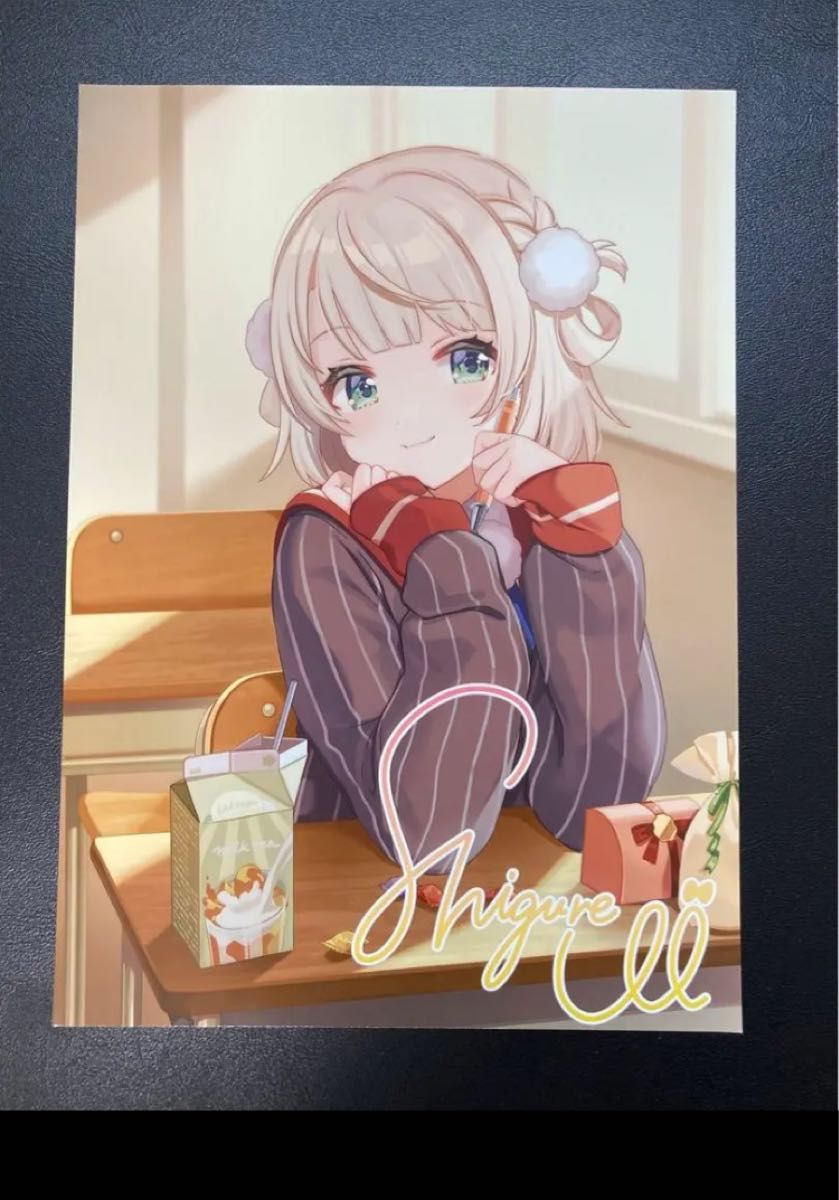 クリアランス しぐれういサイン 受注生産】豪華仕様 ケース入り直筆