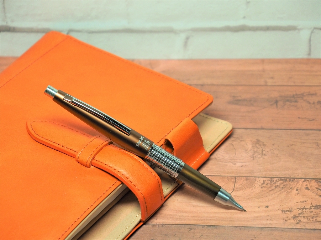 送料無料 キズ有 昭和レトロ ぺんてる ケリー 旧型 ブラウン