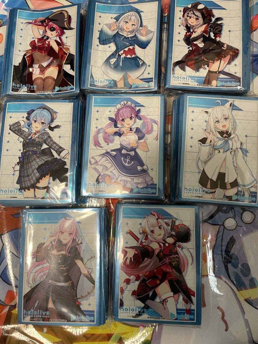 ホロライブ スリーブ ヴァイスシュヴァルツ 白上フブキ 湊あくあ 星街