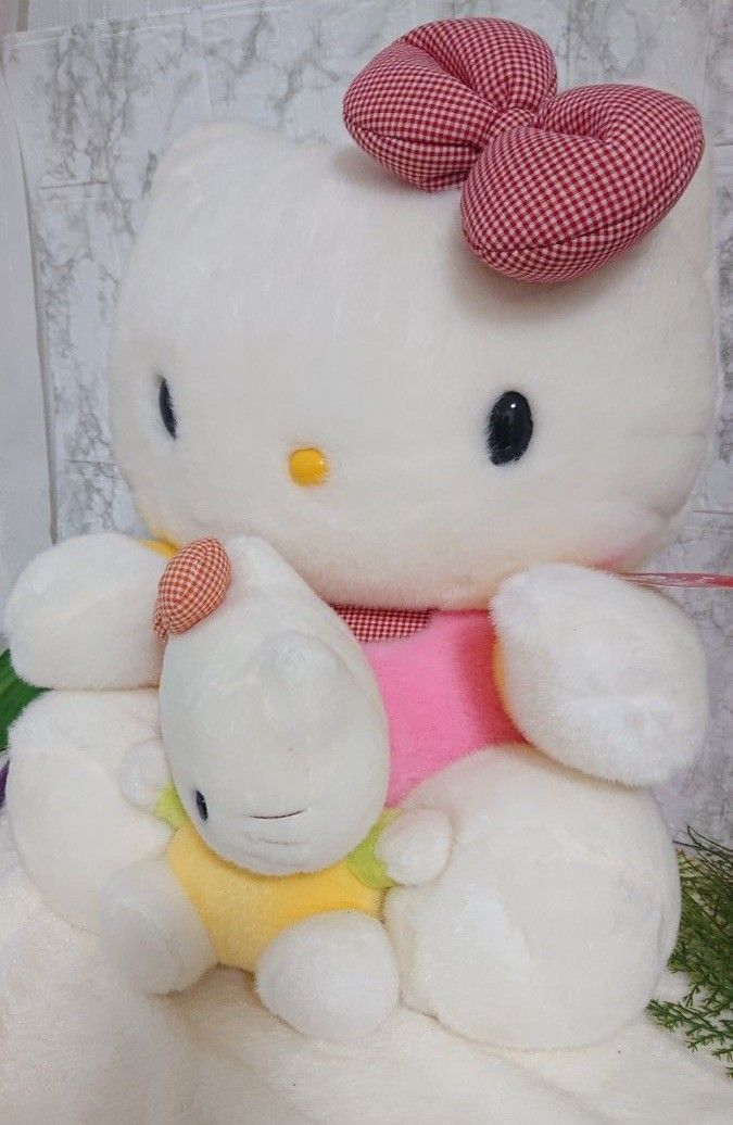 超レア！初代！2001年USJ限定 ハローキティ ぬいぐるみ 平成レトロ 超