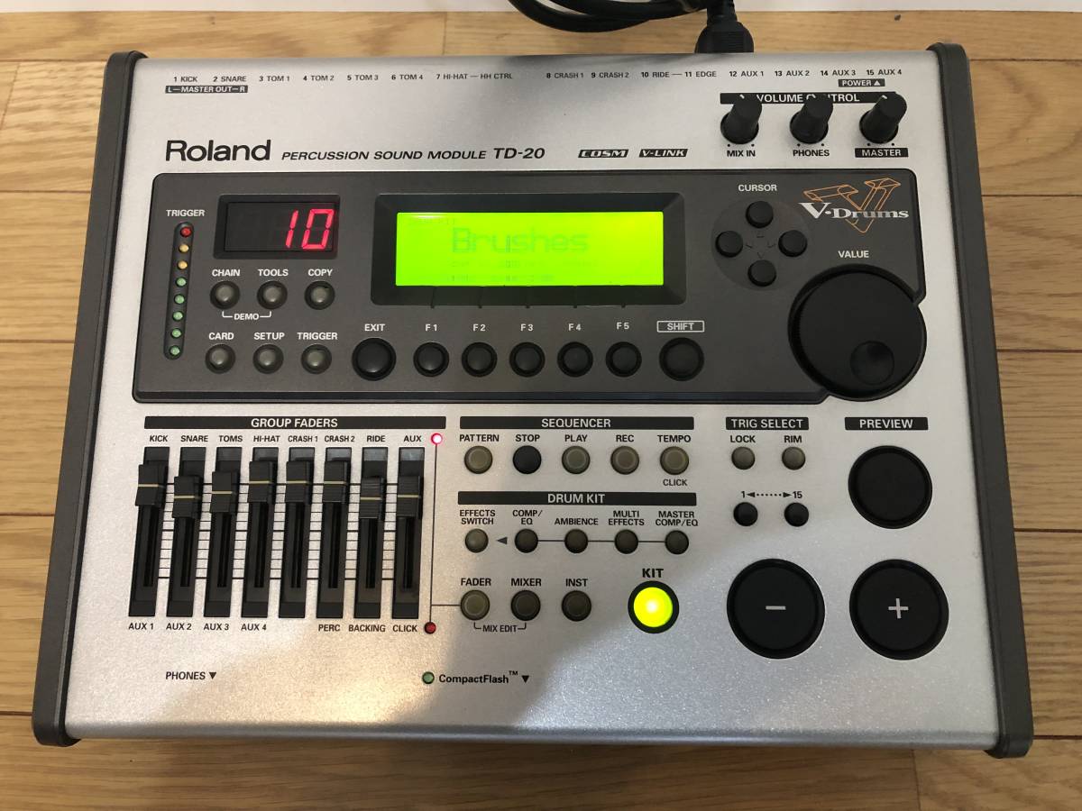 電子ドラム Roland V-Drums 音源 TD-20