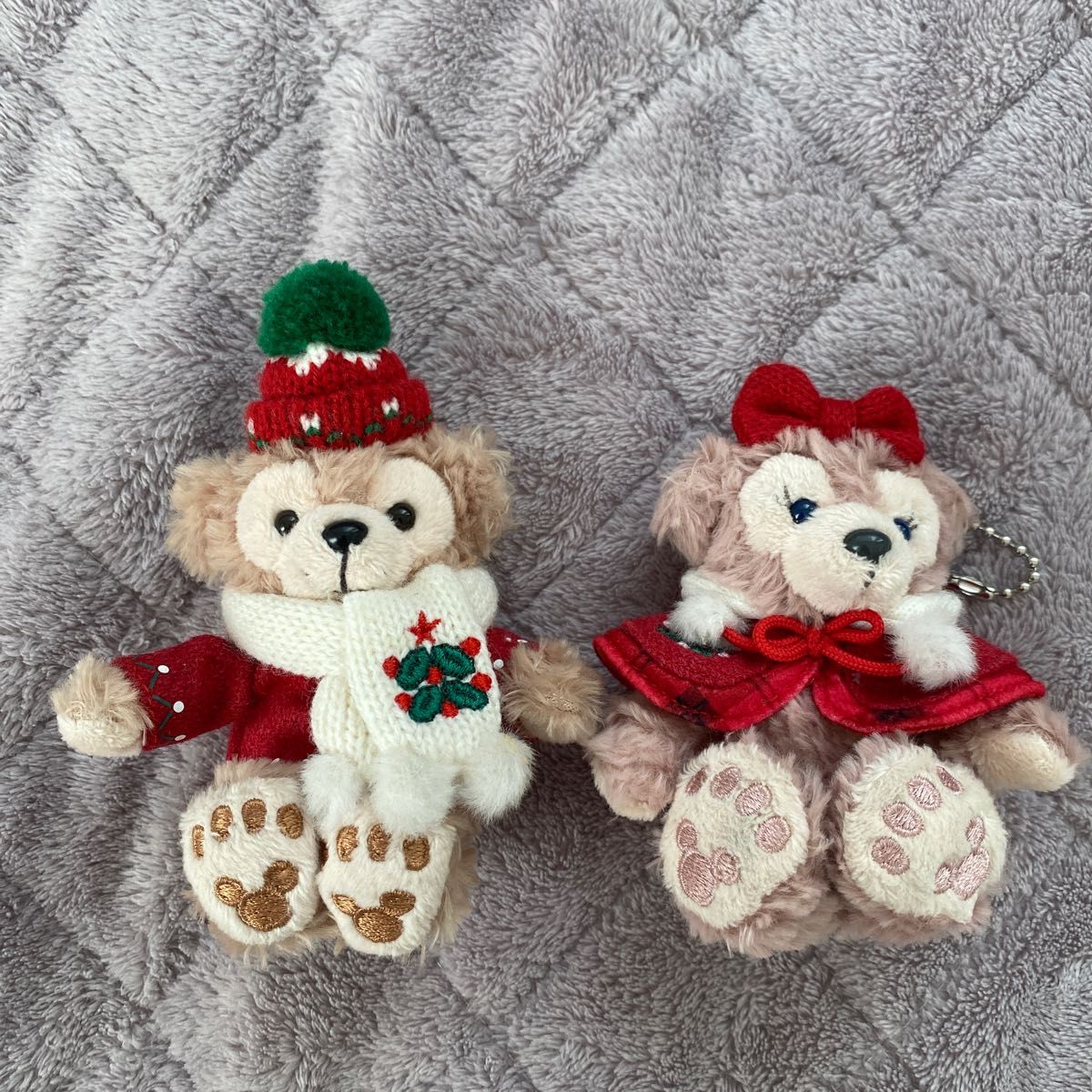 激レア 2013年クリスマス限定ダッフィー&シェリーメイ ミニぬいぐるみ