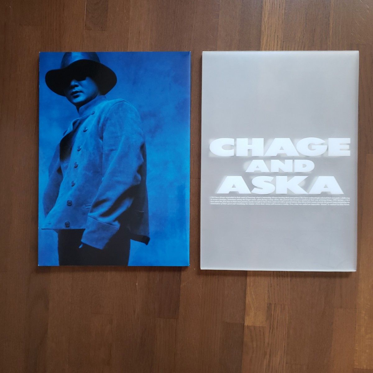 CHAGE and ASKA サイン台紙 1993.5.5 CHAGE and ASKA サイン台紙