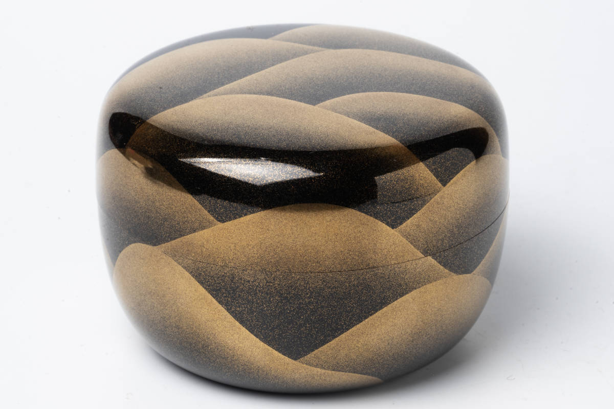 遠山蒔絵 平棗 和田瑾斎[瑾齋]「茶道具・茶器・棗」共箱【真作保証