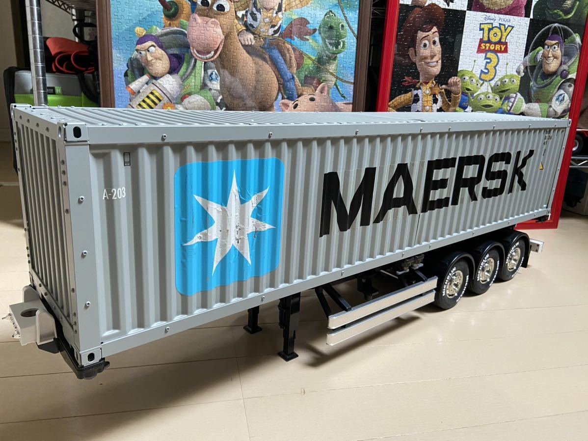 Yahoo!オークション - タミヤ1/14RCトレーラートラック用 40フィートコ
