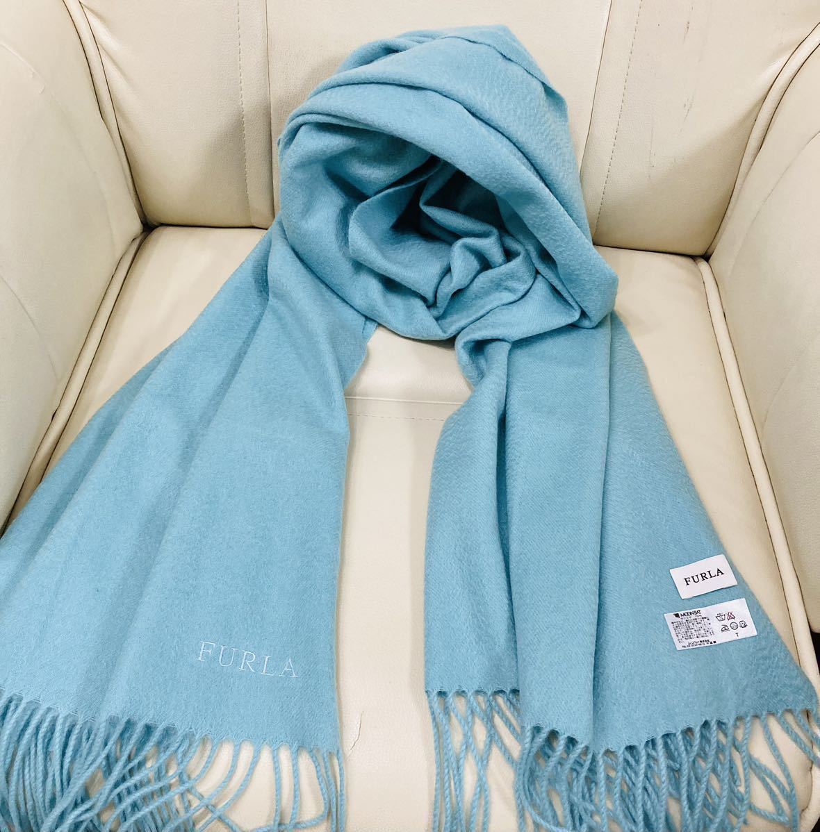 定価約33 000円】未使用 フルラ カシミア 大判 ストール ティファニー