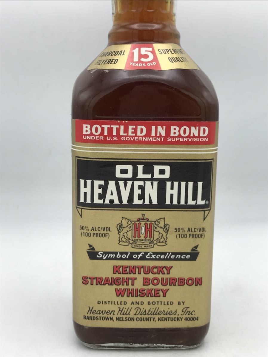 バーボンウイスキー オールドヘブンヒル15年 終売希少ボトル