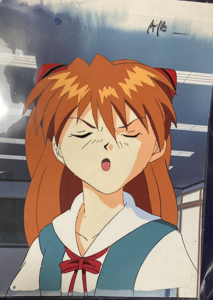 エヴァンゲリオン 限定 手描きセル画 アスカ エヴァンゲリオン セル