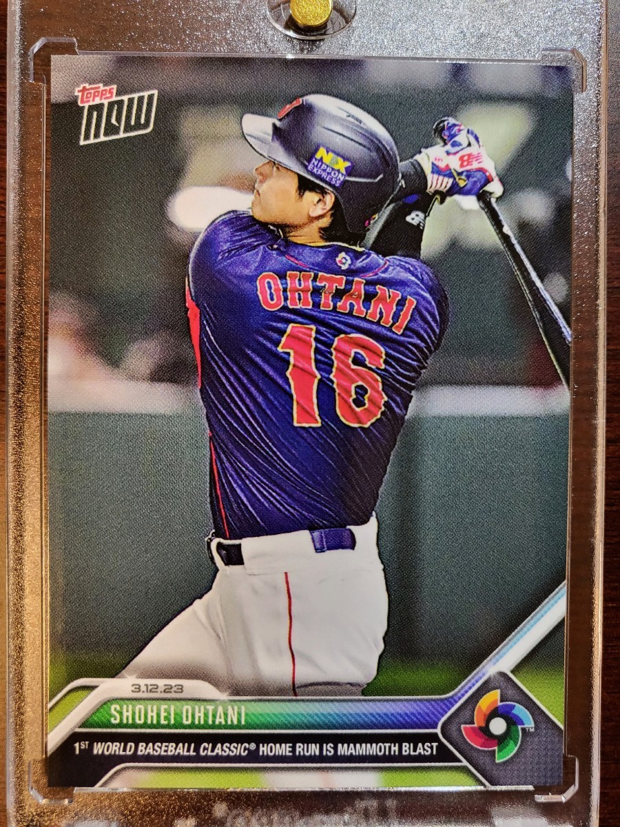 大谷翔平 topps now ネット限定 モノクロカード エンゼルス WBC 大谷