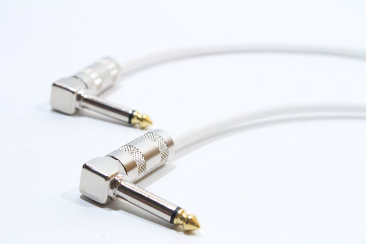 MOGAMI 2534 白【パッチケーブル 20cm L-L 2本セット SS-47仕様 長さ