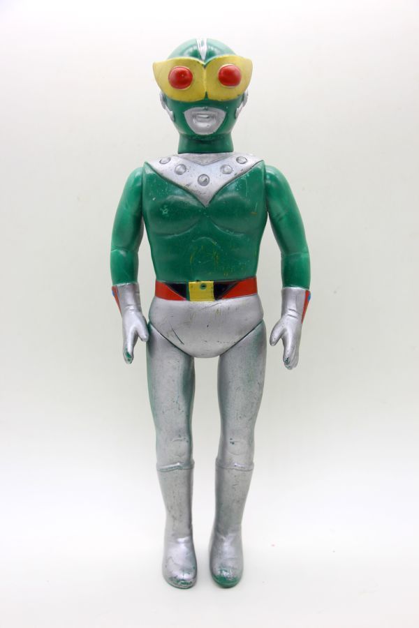 Yahoo!オークション - 【貴重・レア・当時物】サンダーマスク ソフビ