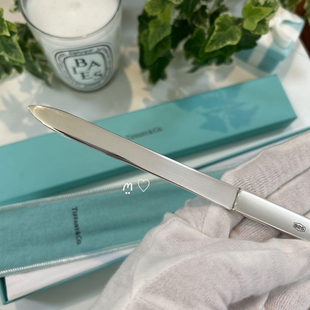 ティファニー ペーパーナイフ レターオープナー シルバー