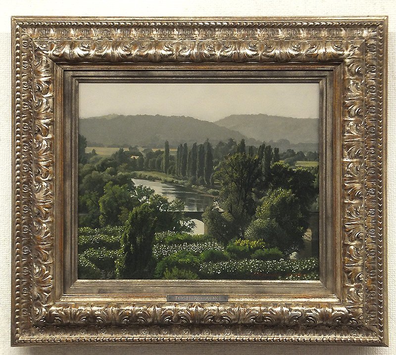 真作保証 19世紀古画 Charles-HenriQuinet 風景画油彩10号 真作