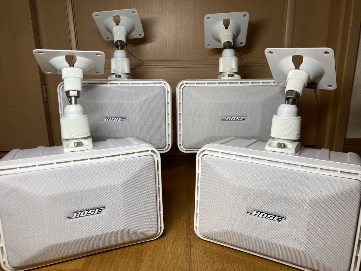 Bose 101MMW ホワイト スピーカー 2個セット ブラケット付き②