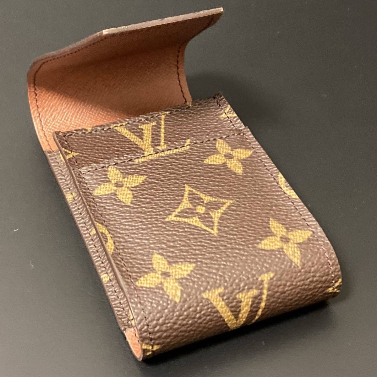 ルイヴィトン タバコケース モノグラム エテュイ 中古