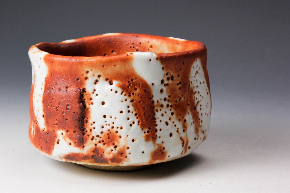 Yahoo!オークション - 人間国宝 鈴木蔵 志野茶碗 共箱 二重箱 茶道具