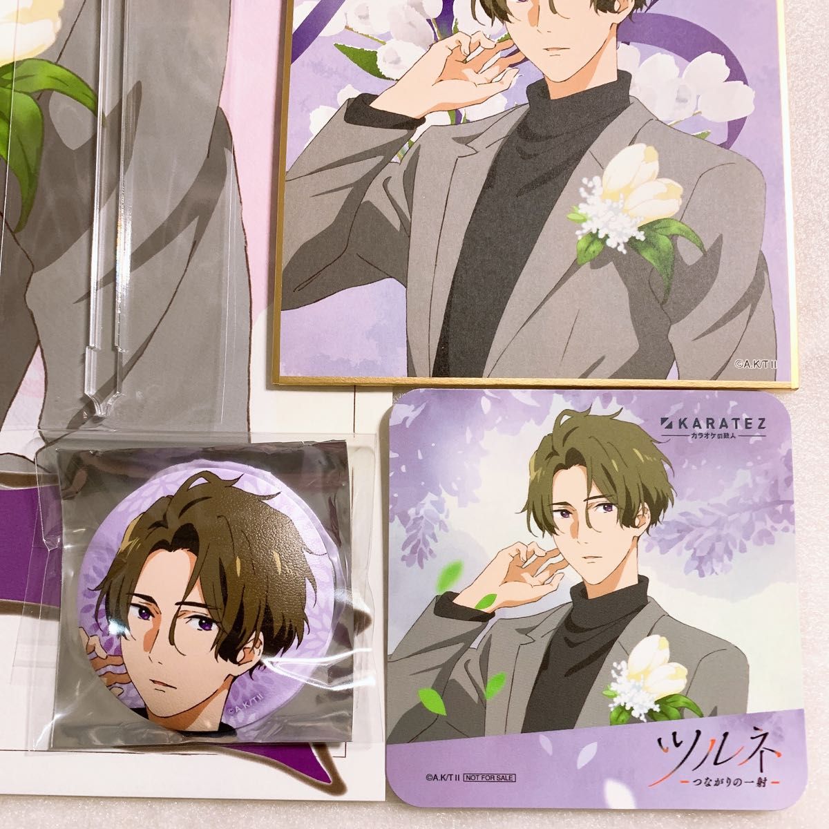 ツルネ スクエア缶バッジコレクションB 藤原愁 10点セット ツルネ