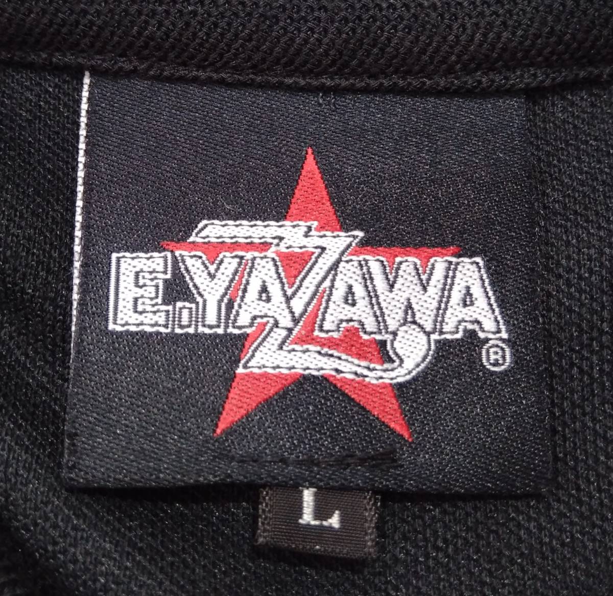 Yahoo!オークション - 矢沢永吉 E.YAZAWA ポロシャツ サイズ L 黒 ブラ