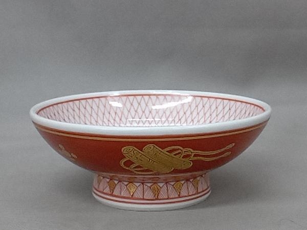 Yahoo!オークション - 【共箱付】 九谷焼 福島武山作 赤網手盃 酒器