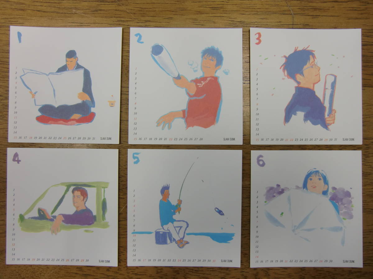 完品 未使用 スラムダンク 1998年 卓上カレンダー 井上雄彦 【公式通販】