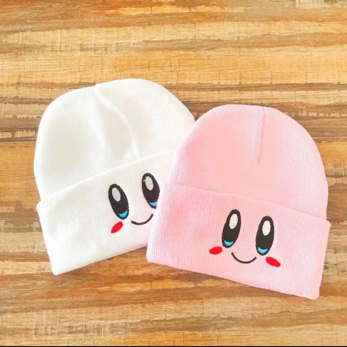 星のカービィ】キャラクター ニットキャップ ニット帽 ビーニー