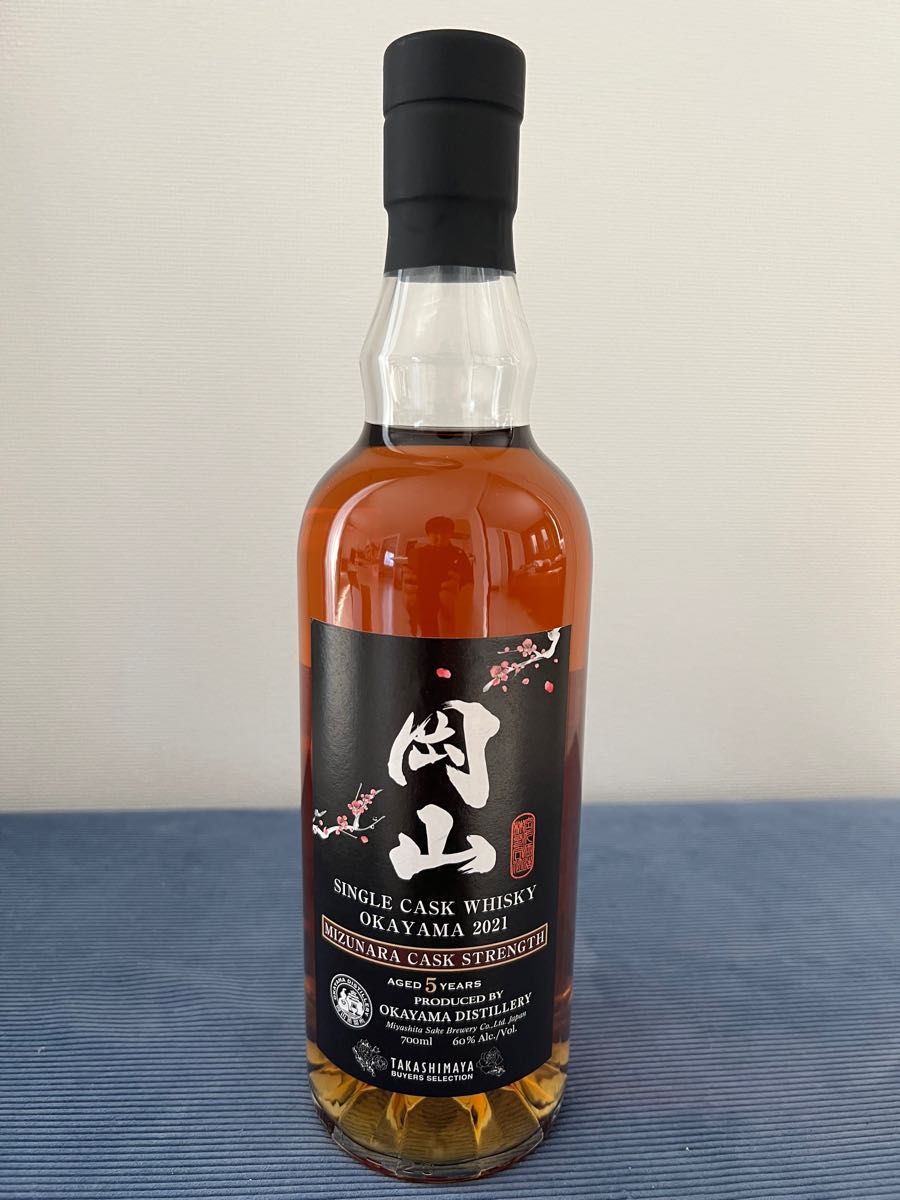 宮下酒造 シングルカスクウイスキー岡山 2023 MIZUNARA CASK STRENGTH