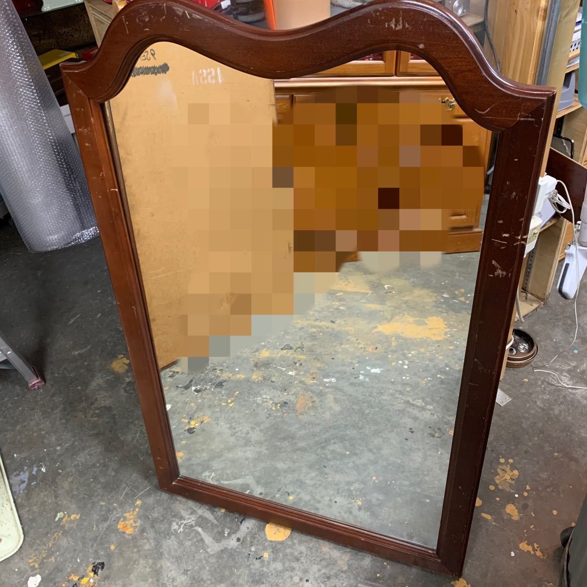 23031104HT】U.S vintage/vintage mirror/米軍払い下げ/Thomasville