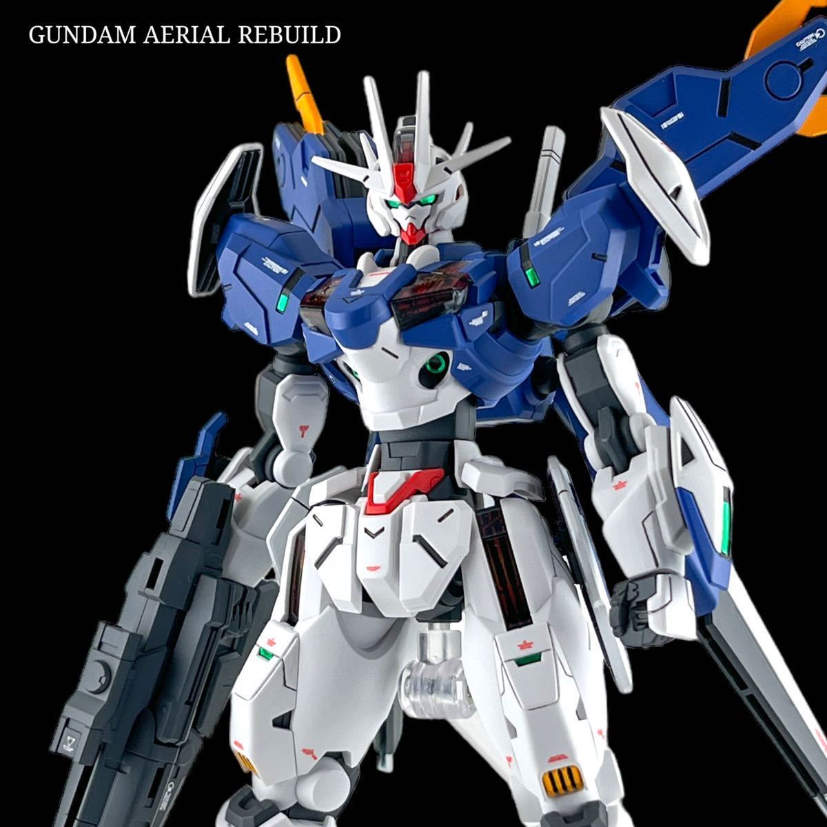 HG 1/144 ガンダムエアリアル改修型 塗装済み 完成品 美品 Yahoo