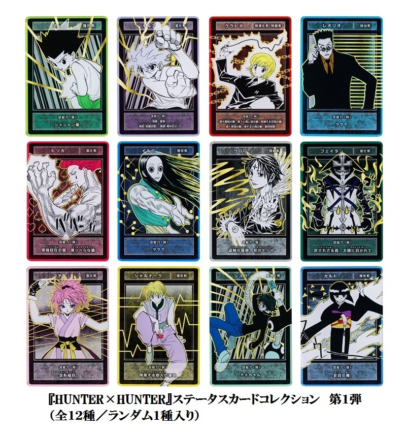 HUNTER×HUNTER ステータスカードコレクション【未開封】10個2