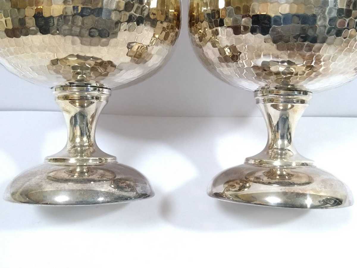 銀製杯 ブランデーグラス 約300g 銀座宮本商行 銀器 SILVERゴブレット